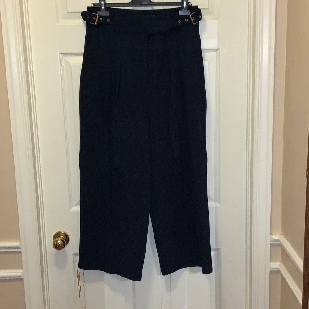 Ralph Lauren Blue Label Navy Wide Leg Pants
